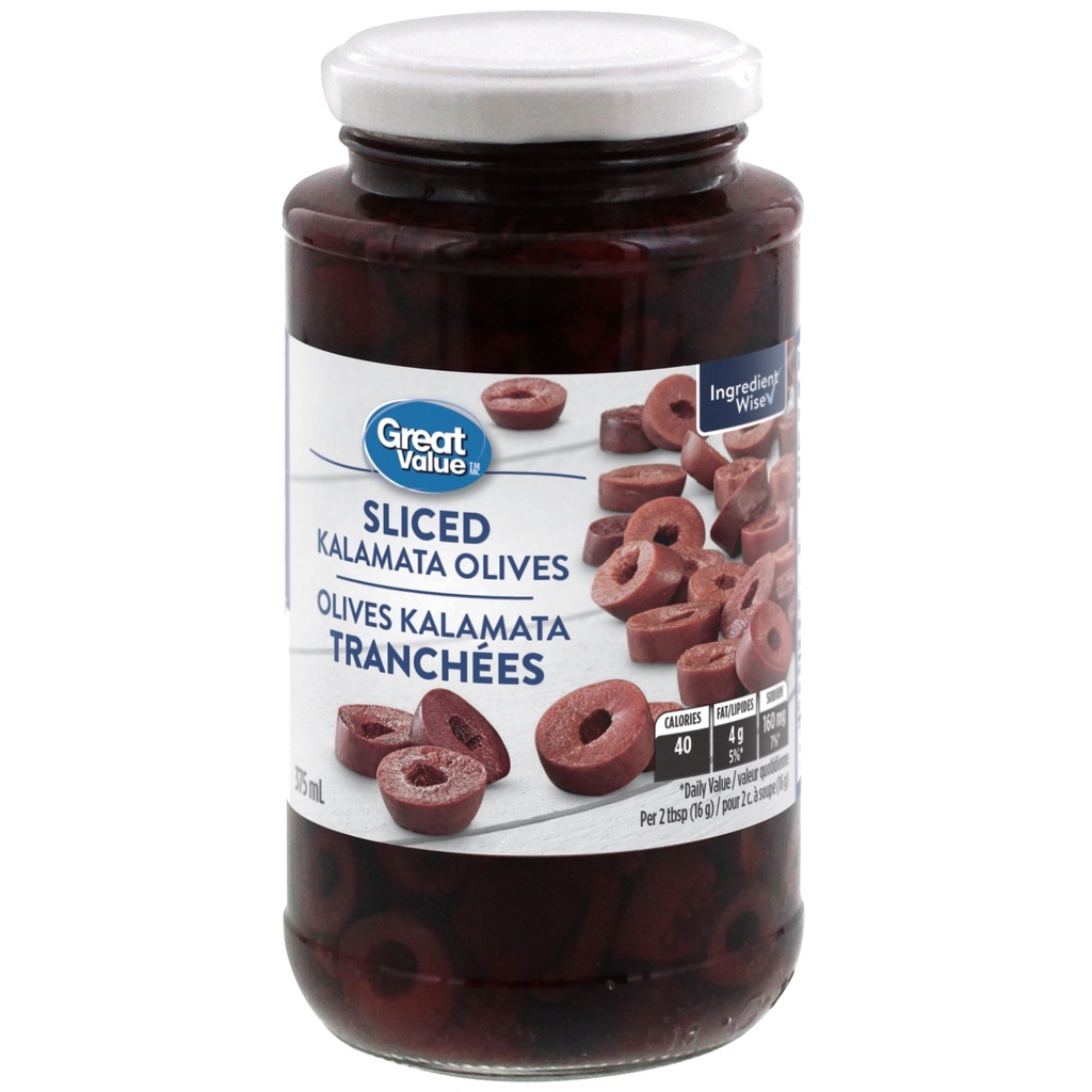 Great Value Olives Kalamata Tranchées