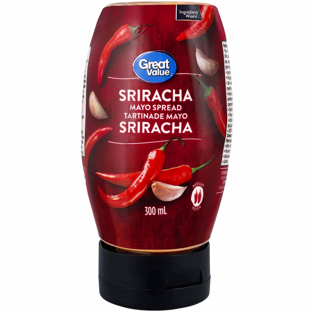 Great Value Tartinade Mayo Sriracha