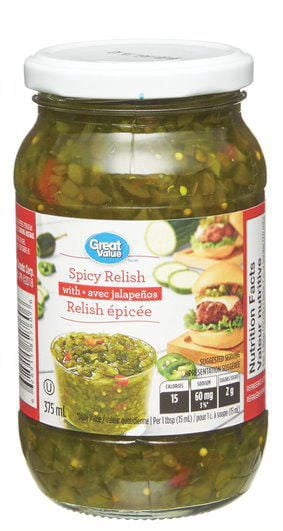 Great Value Relish Épicée avec Jalapeños