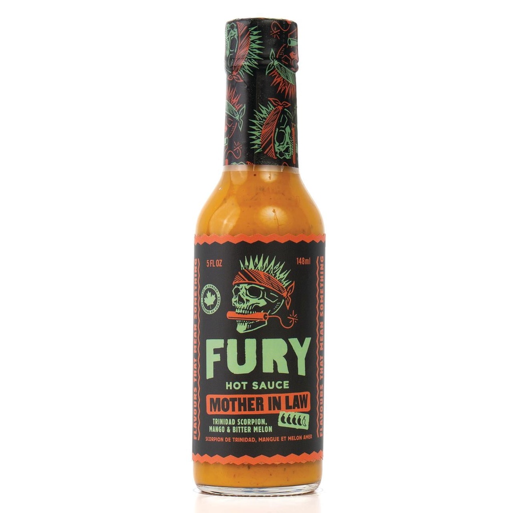 FURY HOT SAUCE Sauce piquante Belle-mère