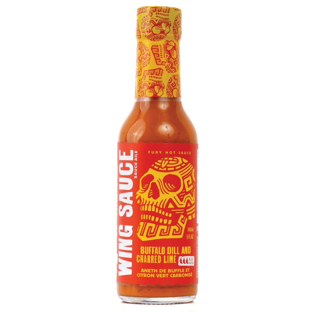 FURY HOT SAUCE Sauce Picante Buffalo à l'Aneth