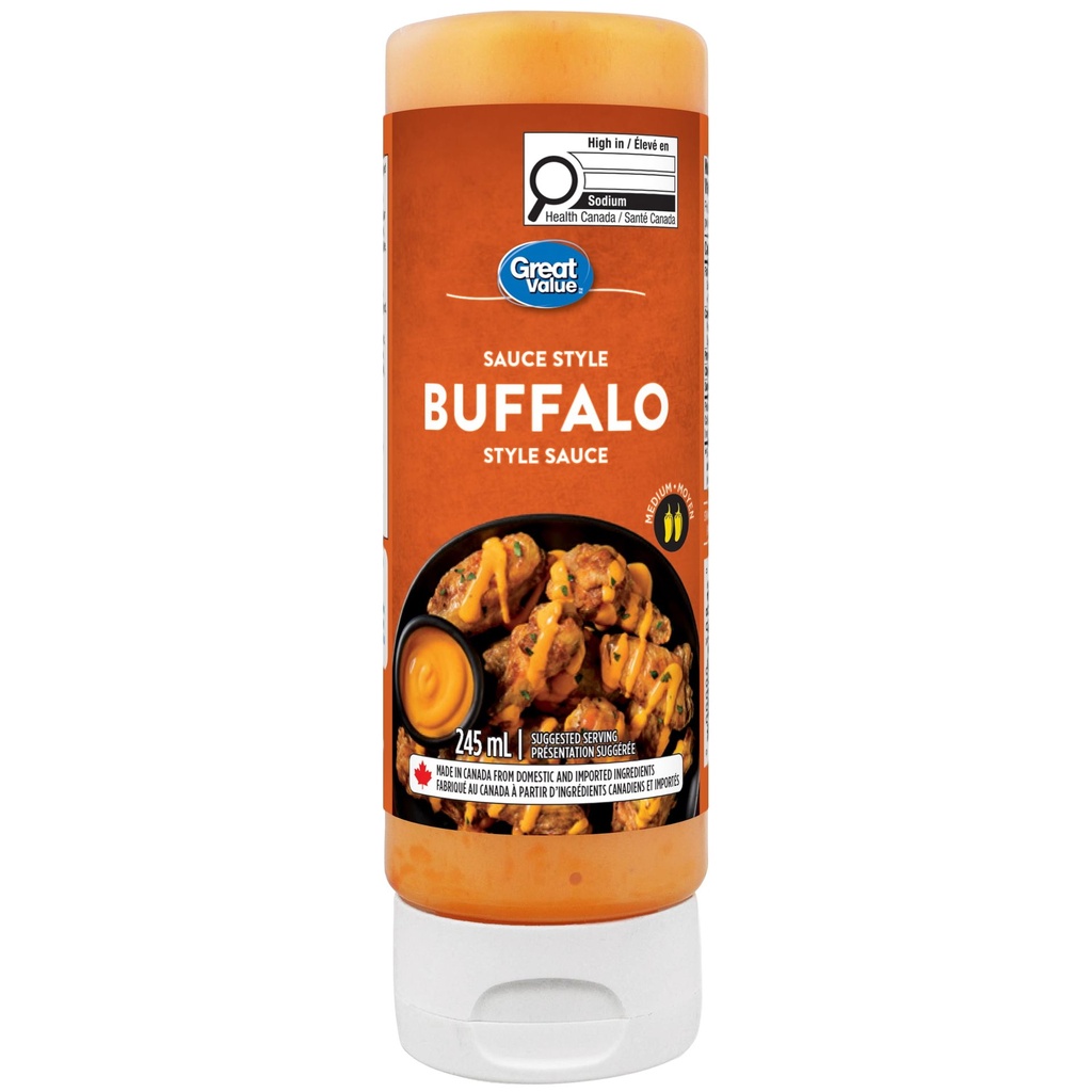 Grande valeur Sauce style Buffalo Great Value