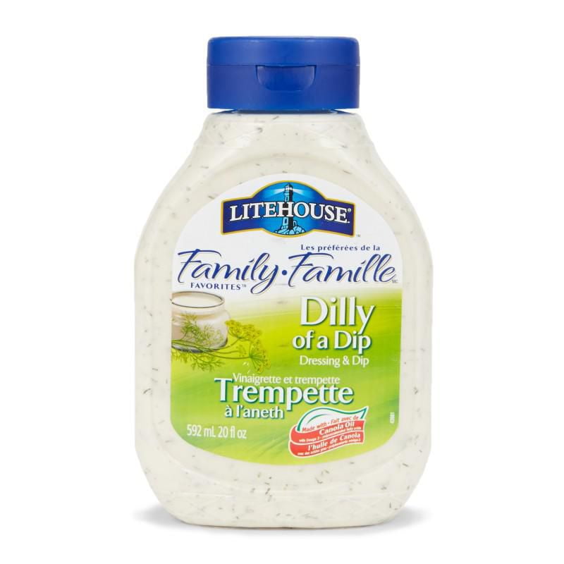 Vinaigrette et trempette Trempette à l'aneth Les préférées de la famille de Litehouse 592 ml