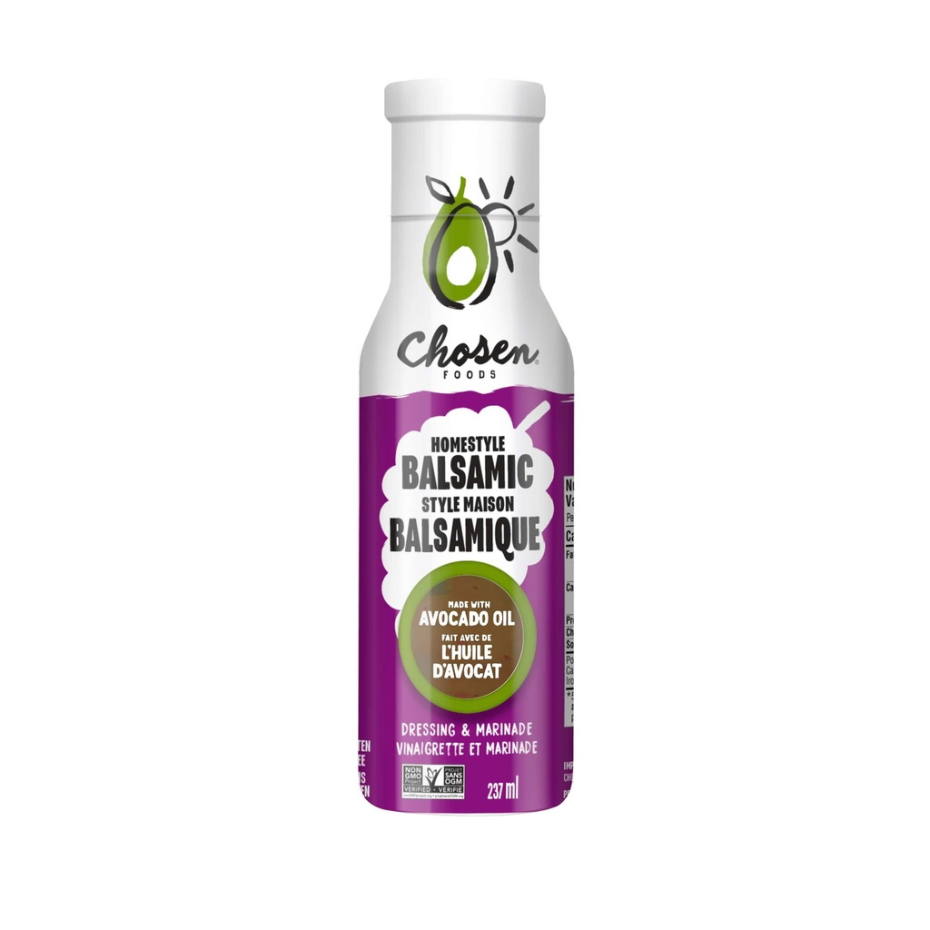 Chosen Foods Vinaigrette Balsamique fait avec de l'huile d'avocat 237ml