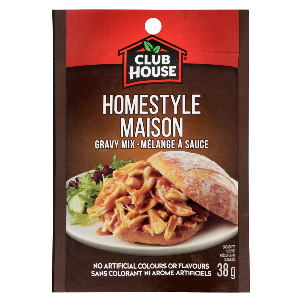 Club House, Dry Sauce/Seasoning/Marinade Mix, Homestyle Maison, mélange à sauce