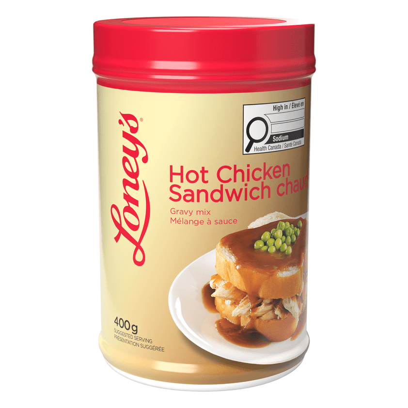 Loney's Mélange à sauce hot chicken sandwich chaud
