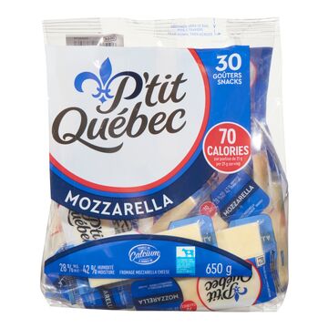 P'tit Québec Collations de fromage mozzarella