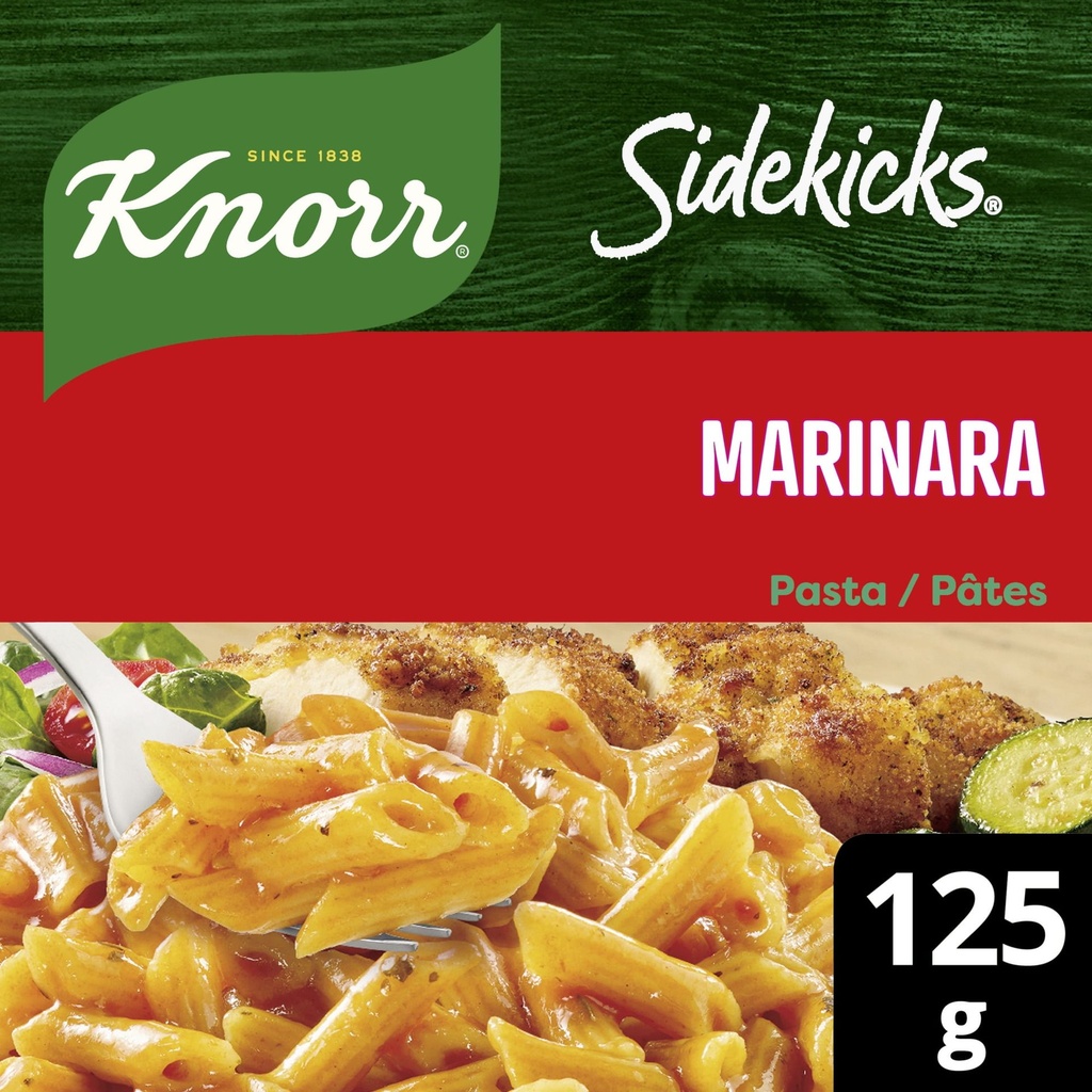 Plat de Pâtes Knorr, Pâtes Marinara, pour un plat d'accompagnement rapide et délicieux