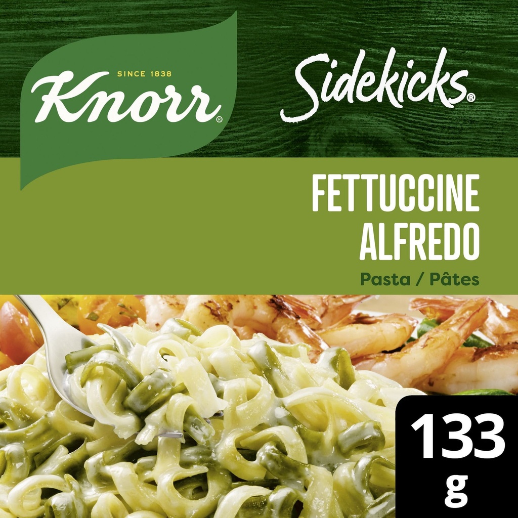 Knorr Sidekicks Fettuccine Alfredo Plat d'Accompagnement de Pâtes