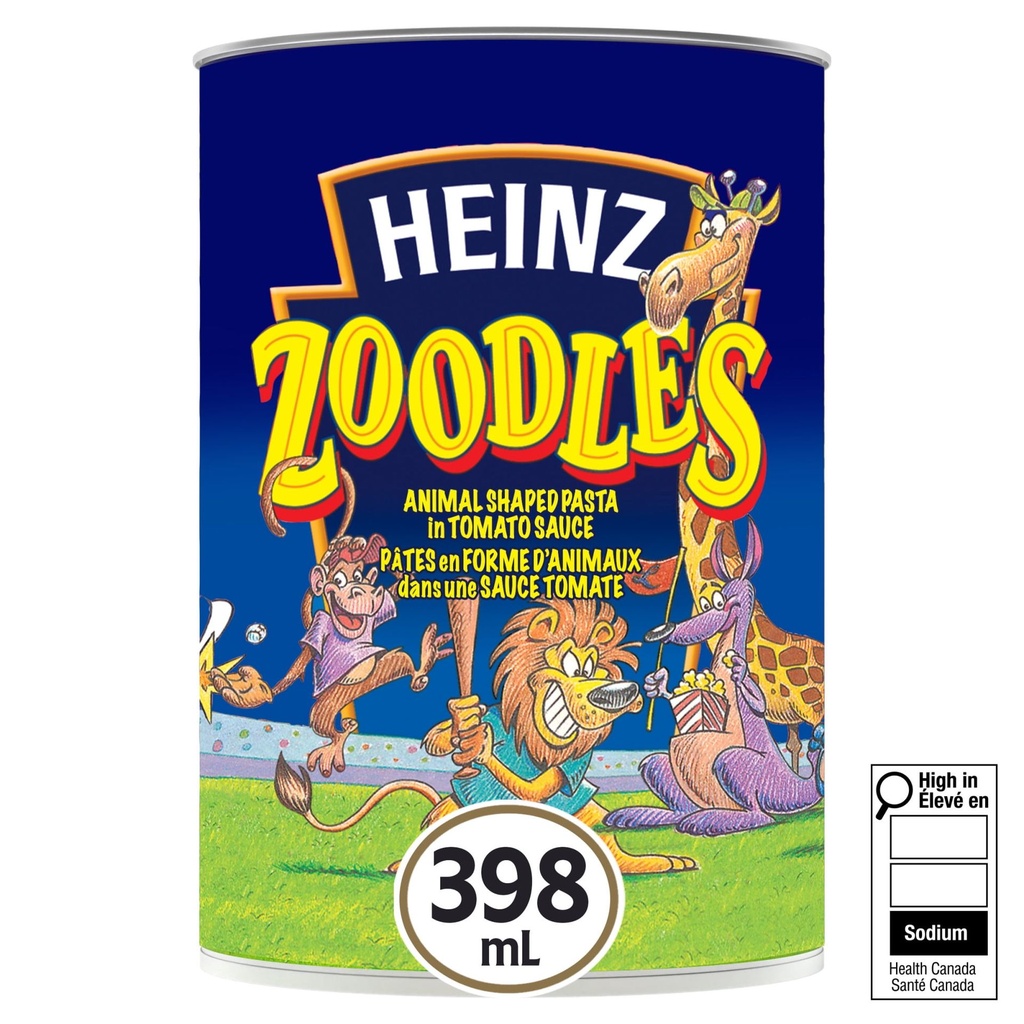 Heinz Pâtes En Forme D'Animaux Dans Une Sauce Tomate Zoodles