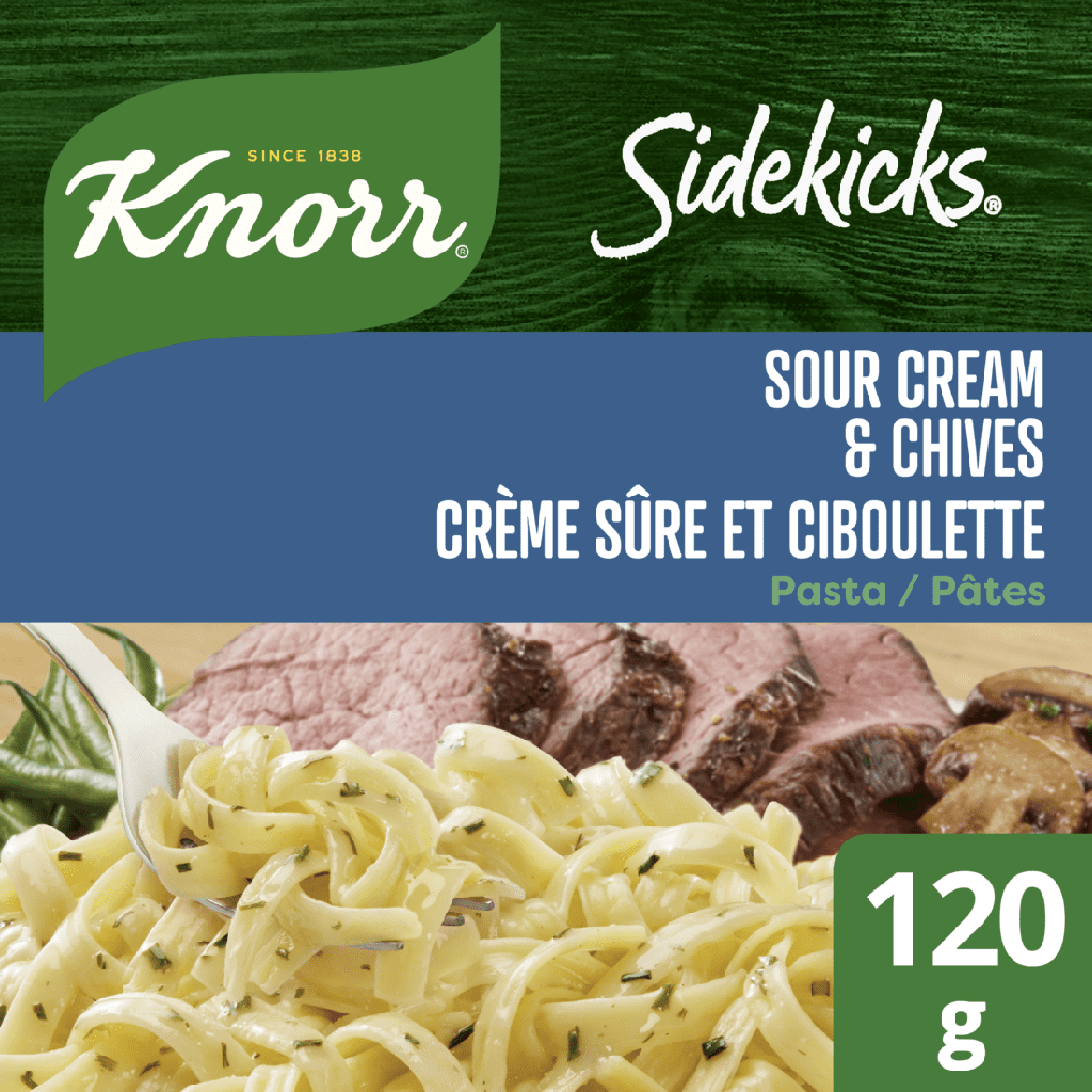 Plat d'Accompagnement de Pâtes Knorr Sidekicks Crème Sûre et Ciboulette