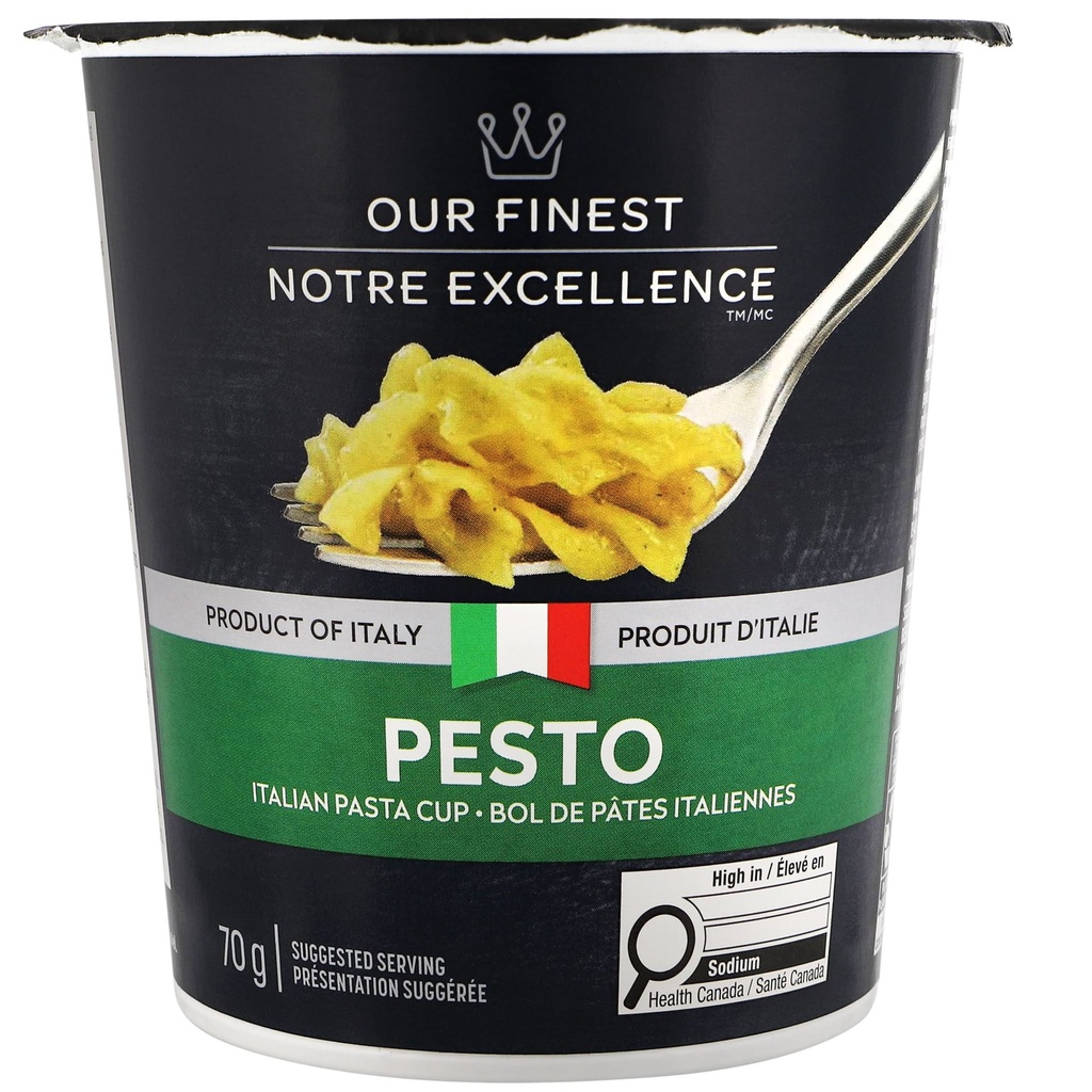 Bol de pâtes italiennes Pesto Notre Excellence