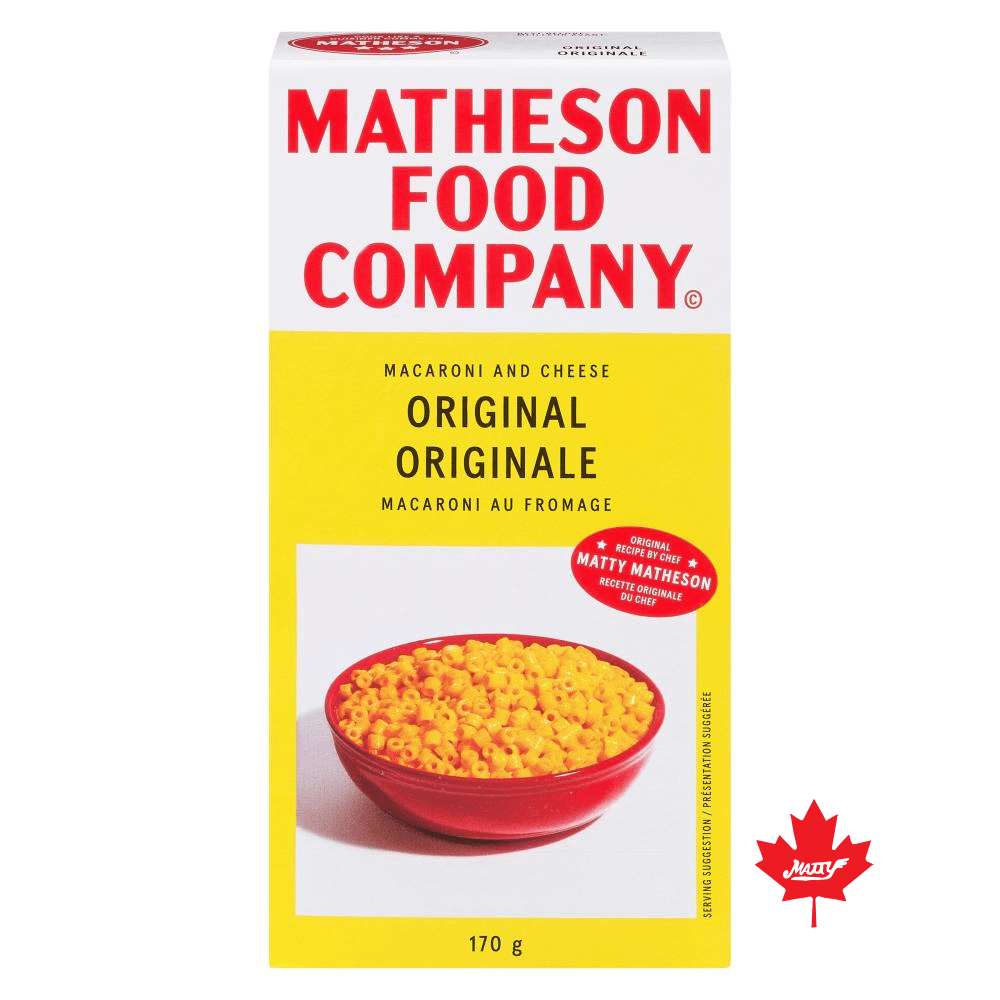 Matheson Food Company Matheson Macaroni au fromage Originale