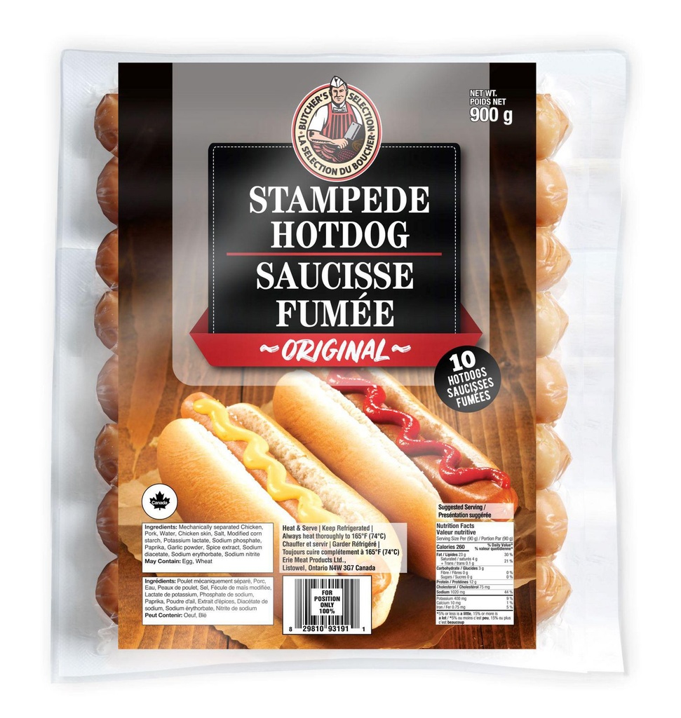 Butchers Selection Sélection de bouchers saucisses fumee Saucisses fumee 900g