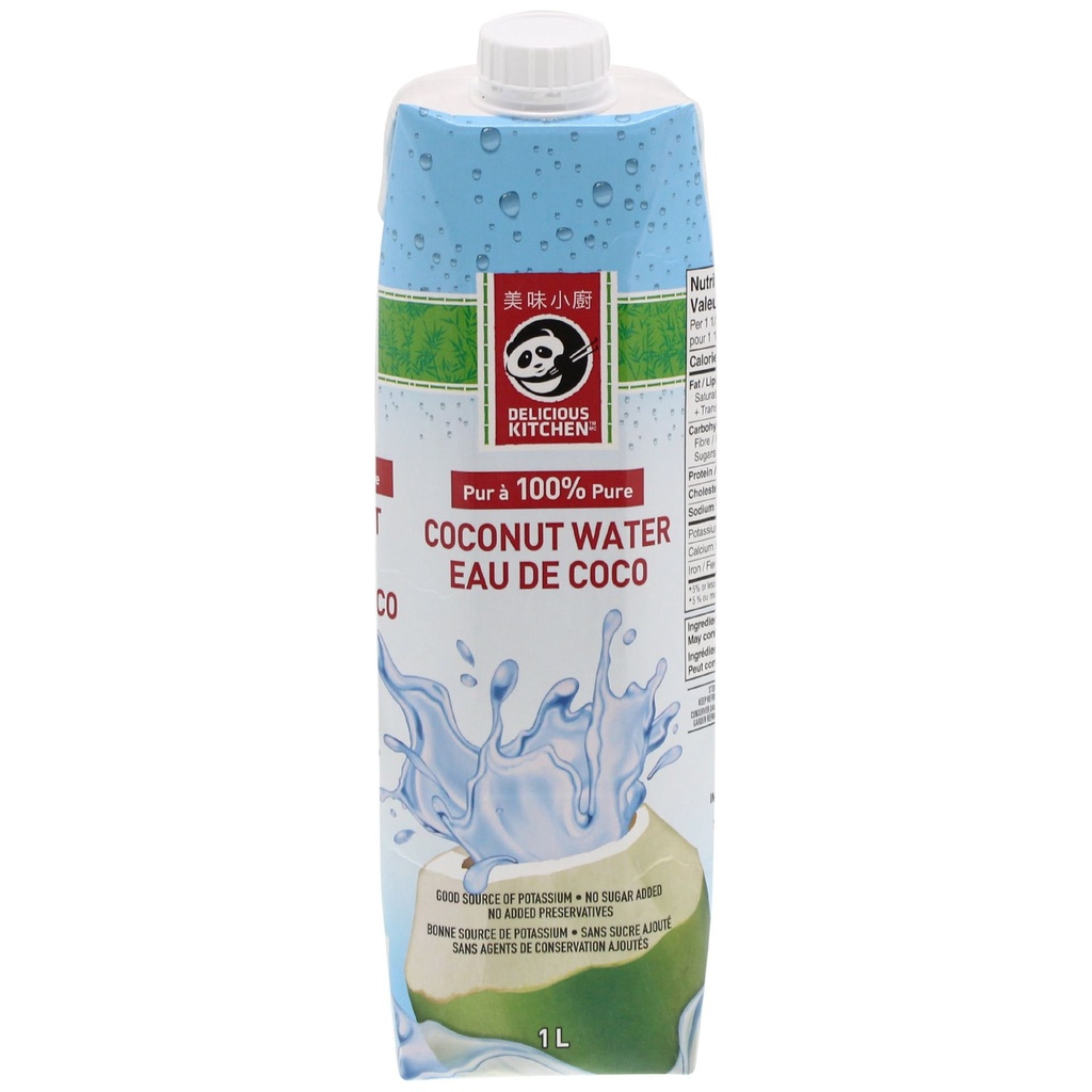 Delicious Kitchen Eau de Coco 100 % Pure 1L
