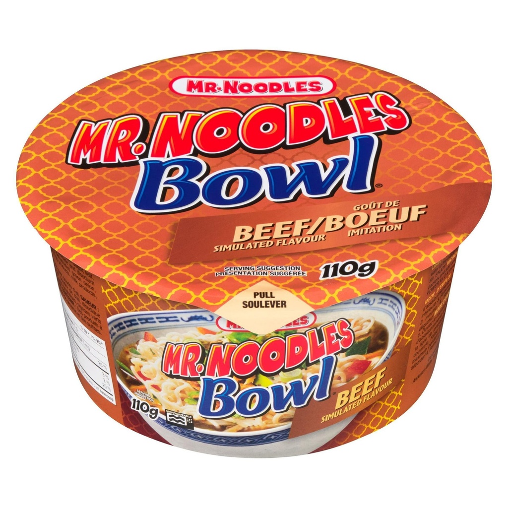 Mr. Noodles Bol à Saveur de Boeuf