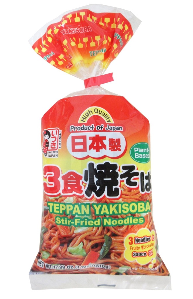 ITSUKI FOODS Ensemble de sauce et nouilles Itsuki Teppan Yakisoba