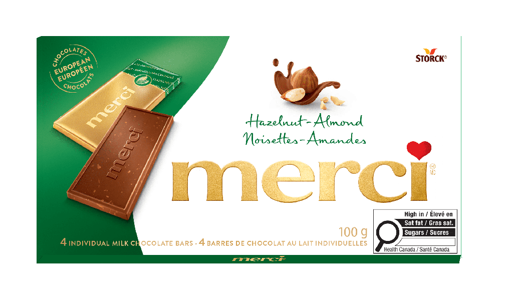 Barres de chocolat merci®