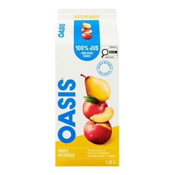 Oasis Mélange de jus fruits du verger pur à 100 %