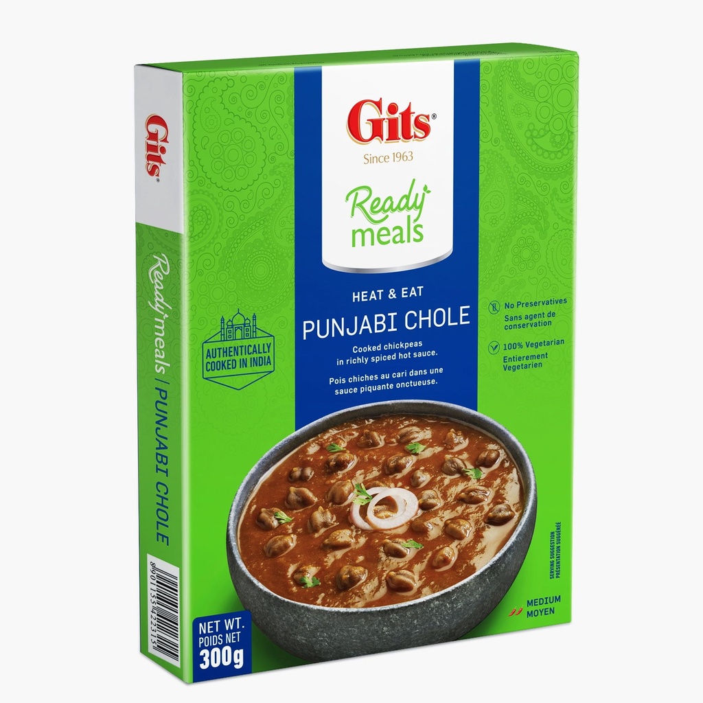 Vomit, chauffe et mange du chole pendjabi, 300 g