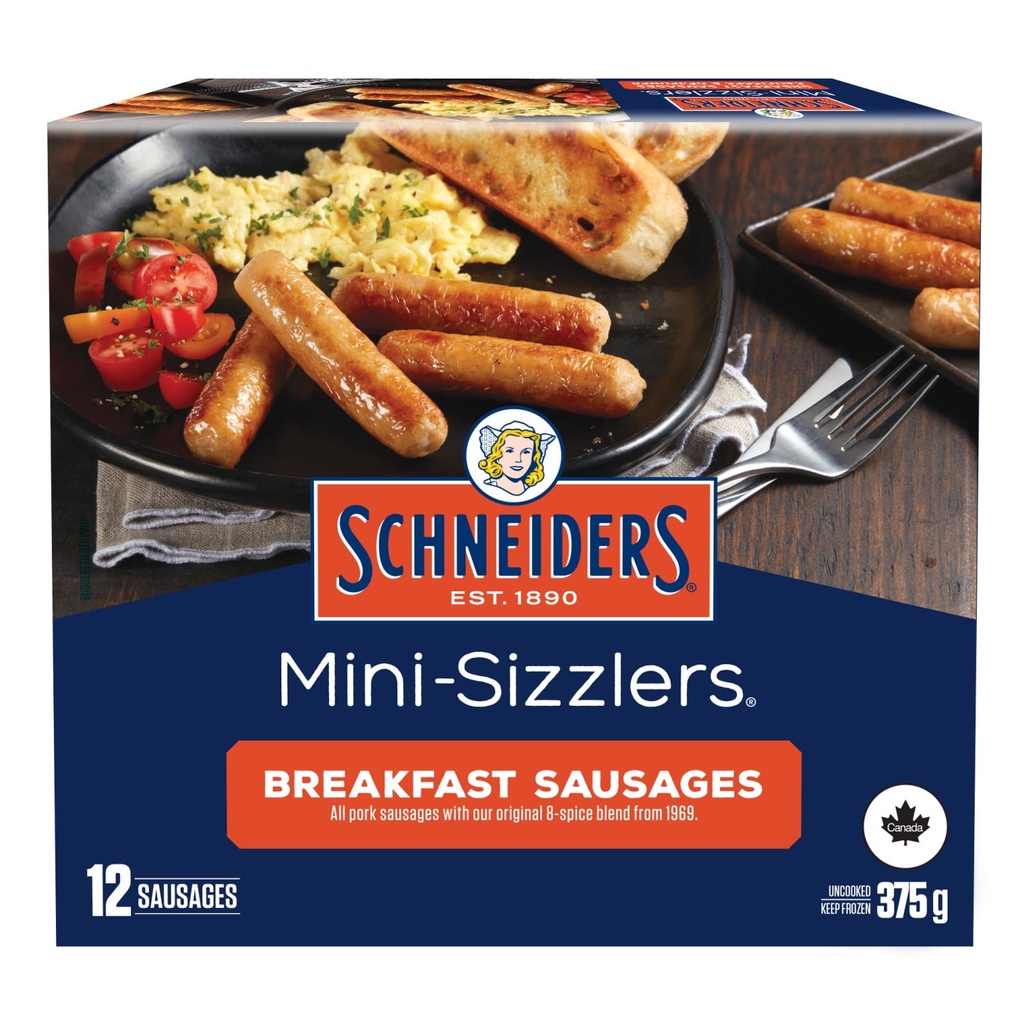Schneider‘s Saucisses à déjeuner Mini-Sizzlers Schneiders 375g