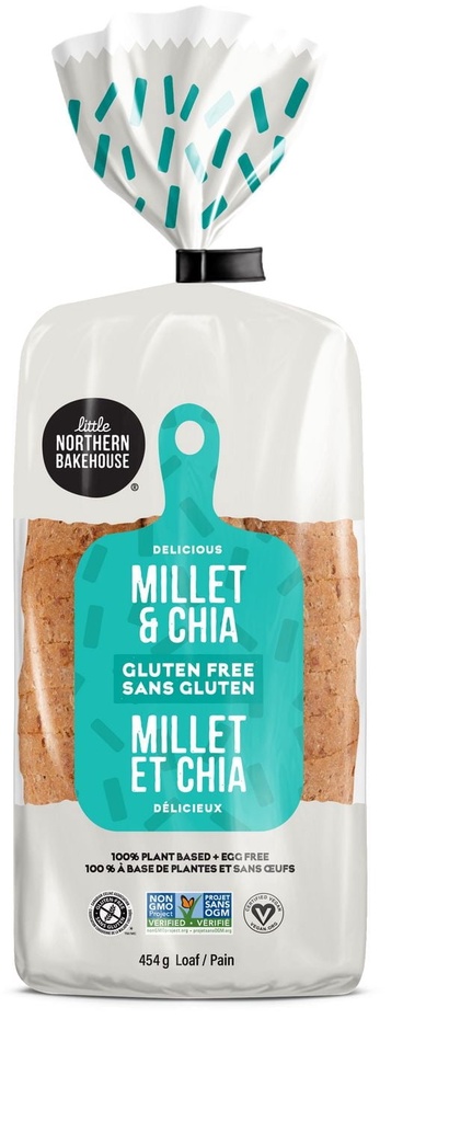 Little Northern Bakehouse Pain, Millet et Chia 100% A Base De Plantes Et Sans Oeufs