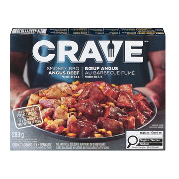 Crave Bœuf Angus au barbecue fumé surgelé
