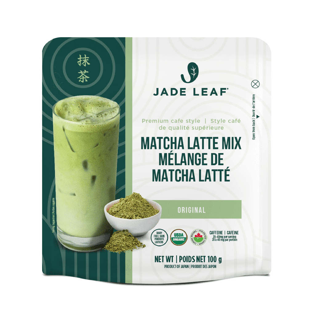 Jade Leaf Melange de matcha latte bio CA Orig (100g) Sac