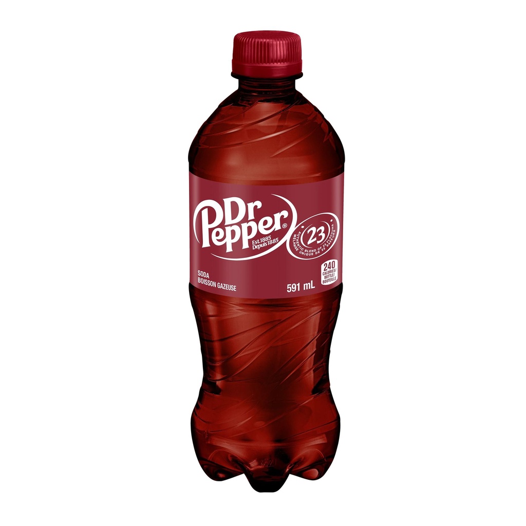Dr. Pepper Boisson gazeuse Dr Pepper 591 mL, Bouteille
