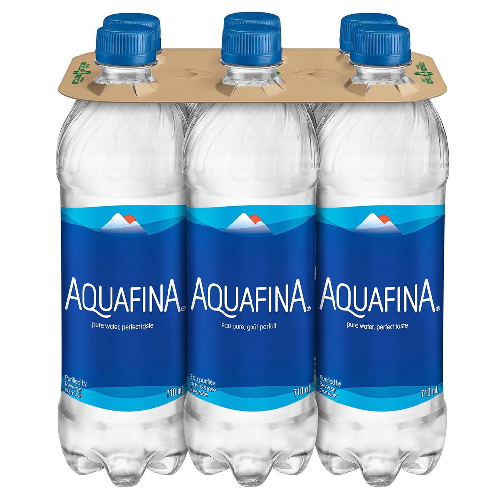 Aquafina Eau Purifiée 6 x 710 ml, Bouteilles