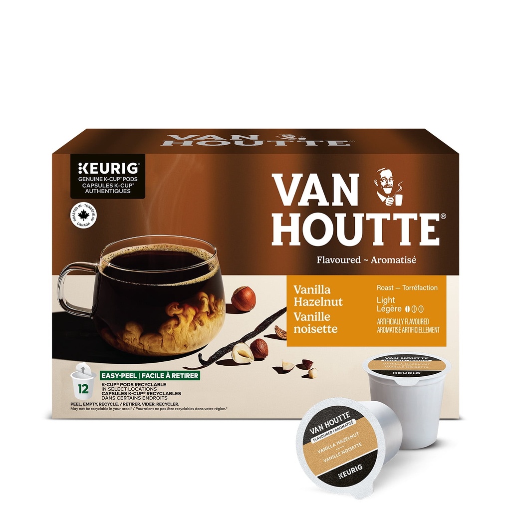 Keurig® Van Houtte® Vanille Noisette Torréfaction Légère Capsules K-Cup®