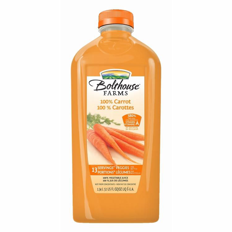 Jus de légumes à 100 % carrottes de Bolthouse Farms 13 portions, 1,54 l