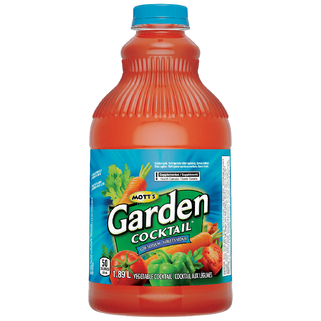 Garden Cocktail Mott's Cocktail aux Légumes Faible en Sodium 1.89L