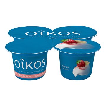 Oikos Yogourt grec aux fraises et bananes 2 %
