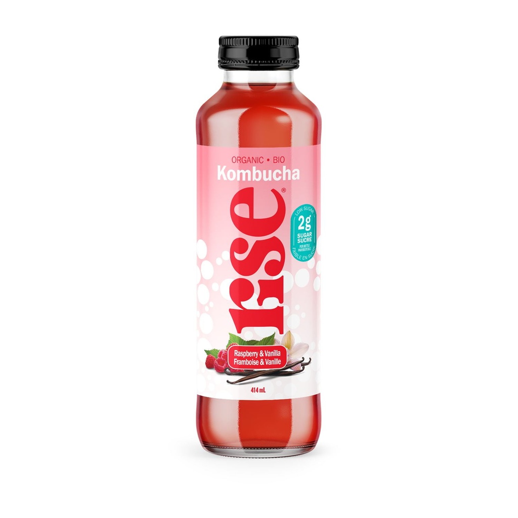 Rise Kombucha RISE Framboise & Vanille 414 ml