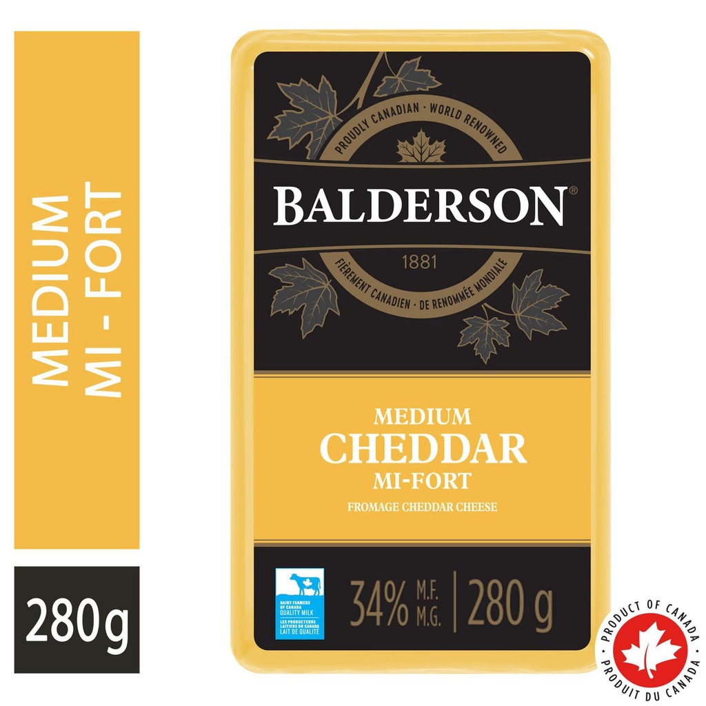 Cheddar moyen Balderson