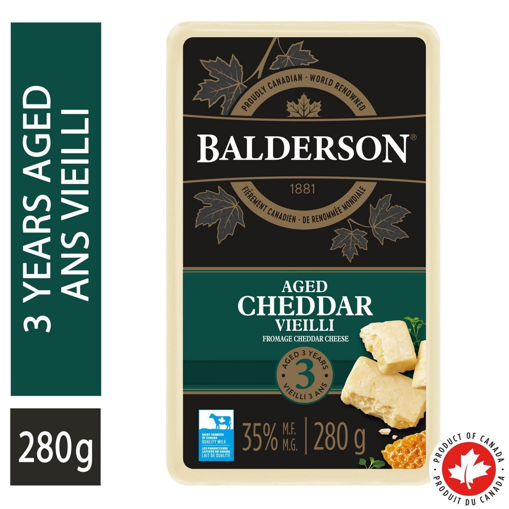 Balderson Fromage cheddar vieilli 3&nbsp;ans