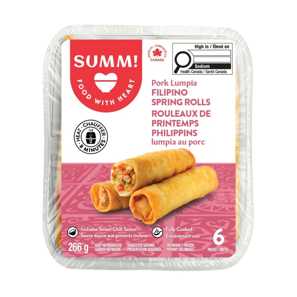 SUMM! Rouleaux de Printemps philippins Lumpia Au Porc