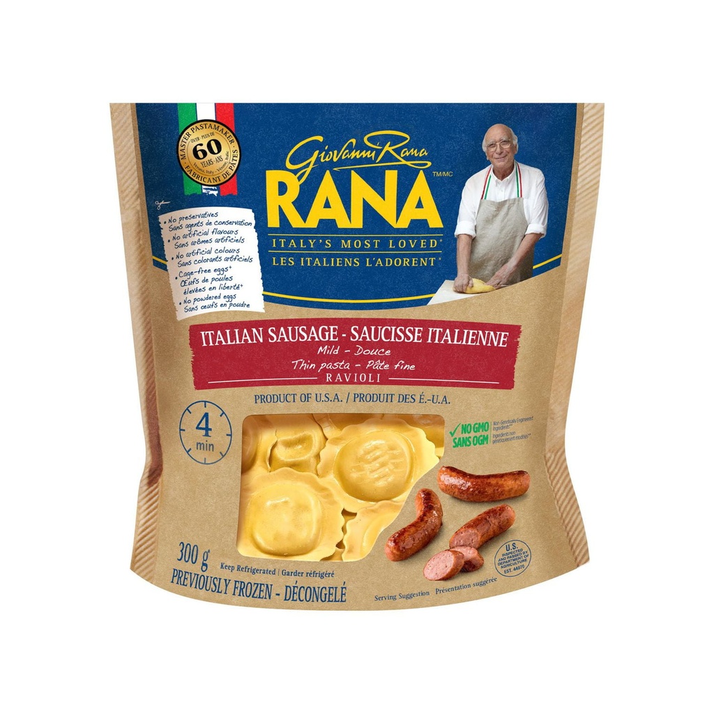 Saucisse italienne ravioli Rana