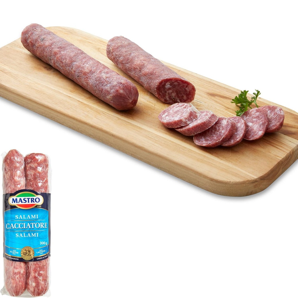 Pièce de salami cacciatore doux Mastro, salaisonné à sec 300 g