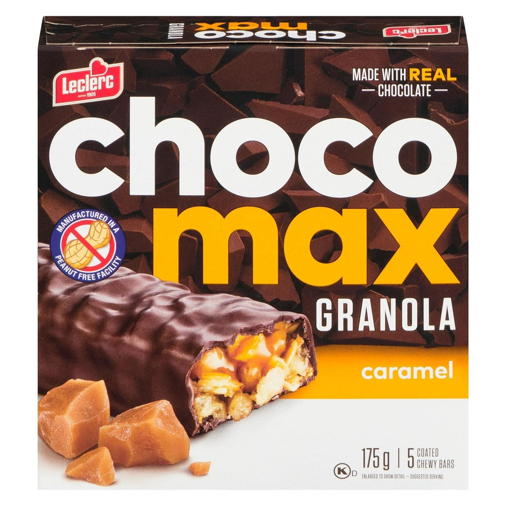 Leclerc Chocomax Barres Granola au Caramel