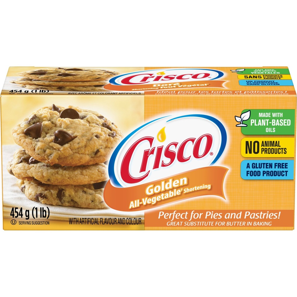 Crisco Shortening Tout Végétal Doré