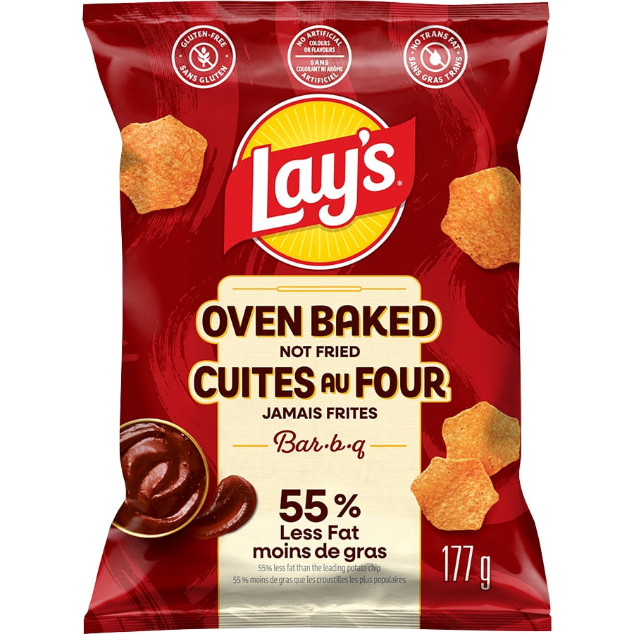 Lay's Lay’s Cuites au four croquilles assaisonnées Bar-B-Q