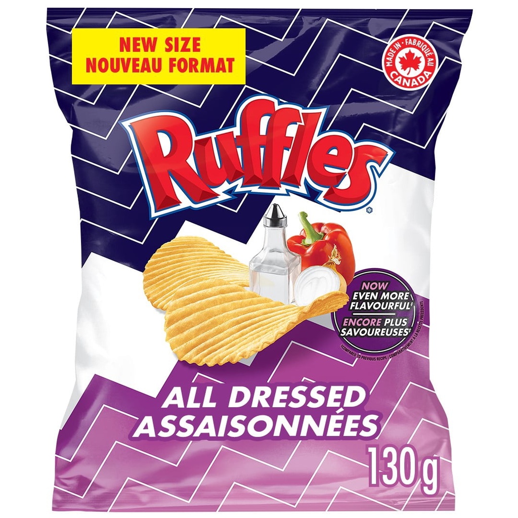 Ruffles Assaisonnées Croustilles assaisonnées