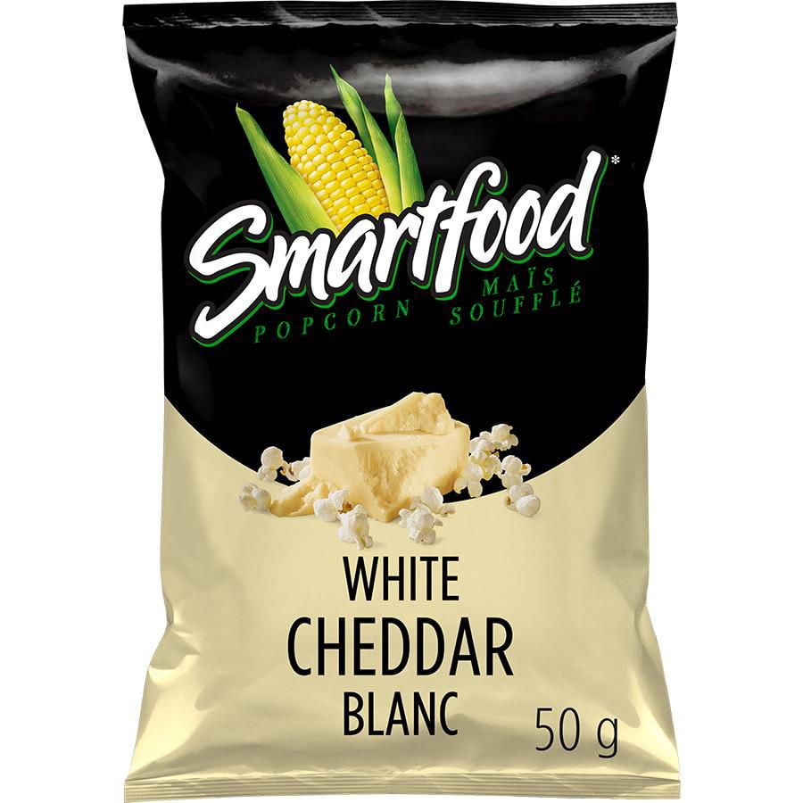 Maïs soufflé assaisonné Smartfood Cheddar blanc