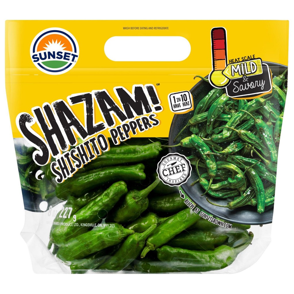 Poivrons shishito Shazam SUNSET Poivrons shishito Shazam SUNSET, 8oz
