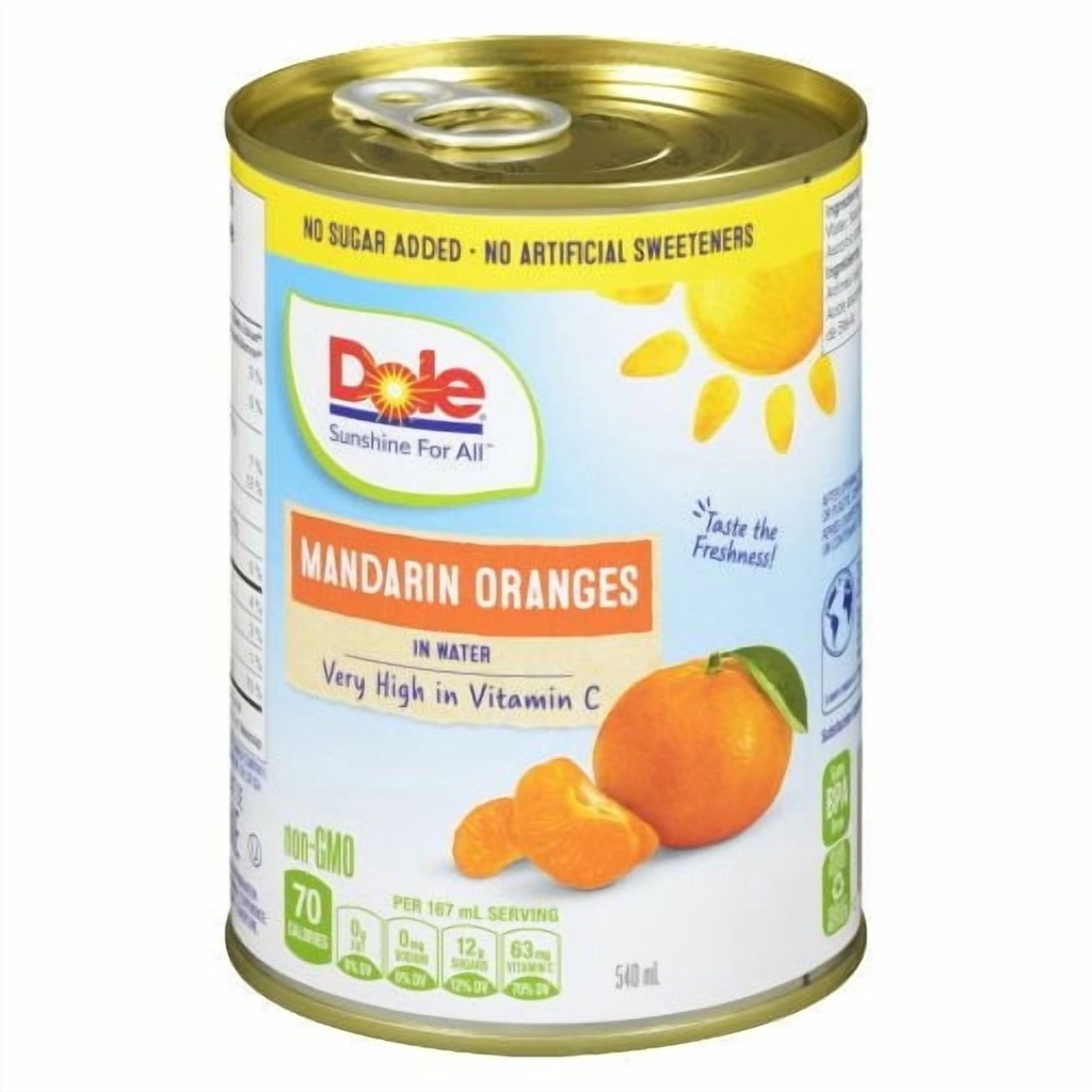 Dole Oranges Mandarines dans l'Eau