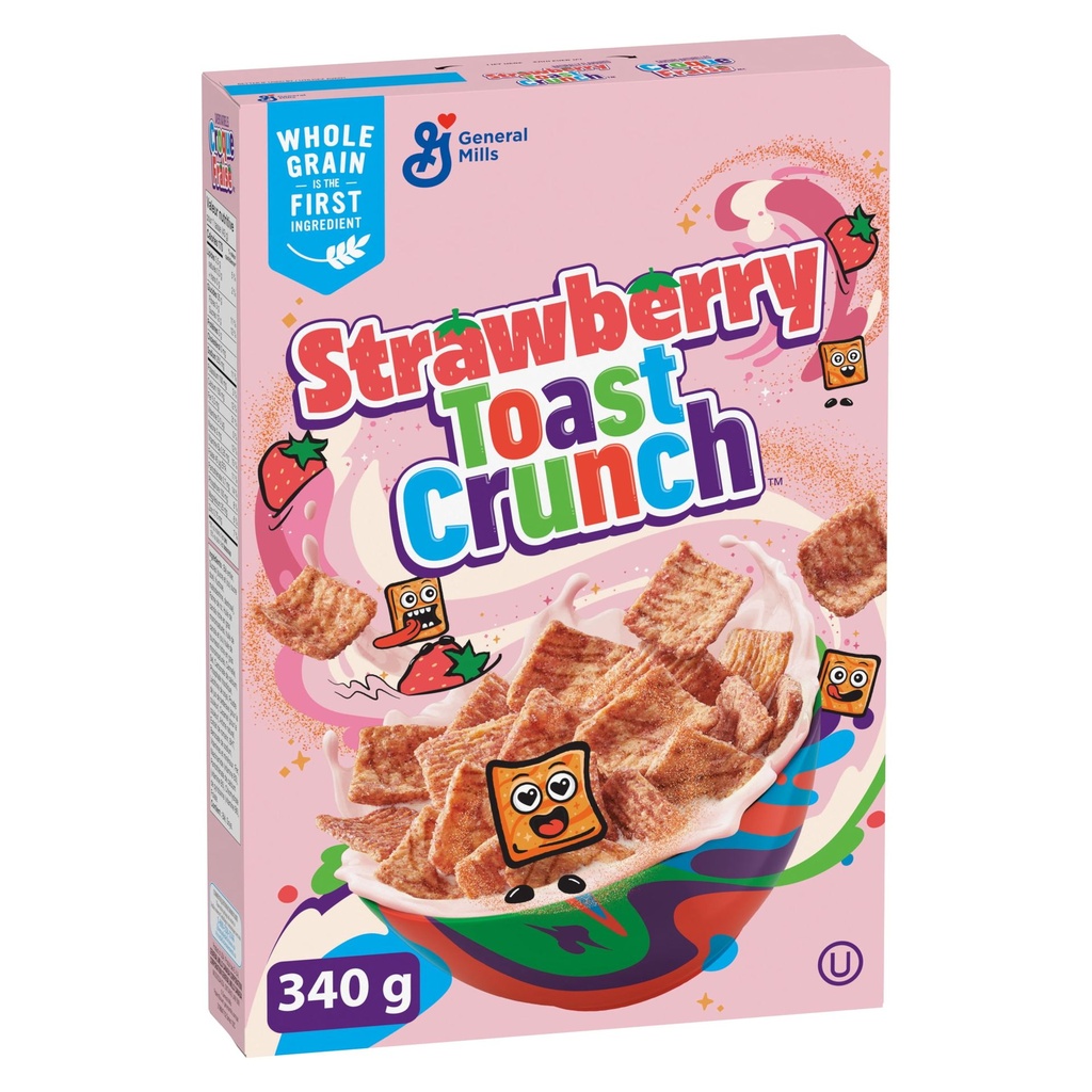 Cinnamon Toast Crunch Croquant de toast aux fraises