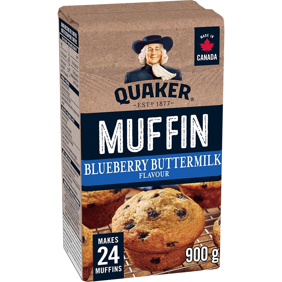 Quaker Mélange à muffins Saveur Bleuets et babeurre