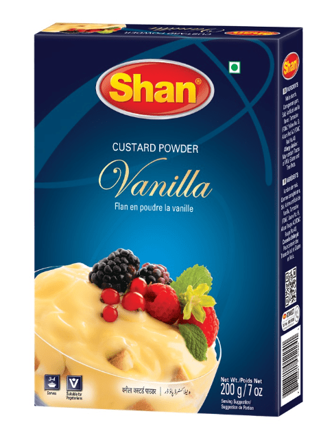 SHAN PRÉPARATION POUR CRÈME DESSERT À LA VANILLE, 200 g